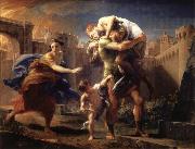 Aeneas Fleeing from Troy Pompeo Batoni